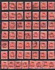 c.1930 KGV Australia TWO PENCE Black Surcharge 1 1/2d Red Lot (50)