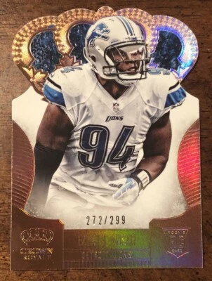 2013 Crown Royale #140 EZEKIEL ANSAH Rookie Card #d /299! LIONS BYU - Image 1 of 2