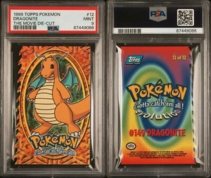 Dragonite 12 - PSA 9 - Topps Series Die Cut - Pokemon Card - Picture 1 of 1
