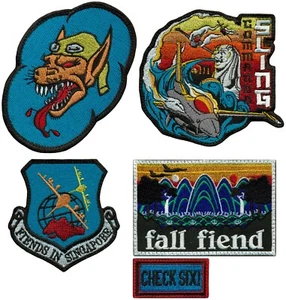 USAF 36th FIGHTER SQUADRON – COMMANDO SLING 2025 PATCH – SET of 5 - Picture 1 of 1
