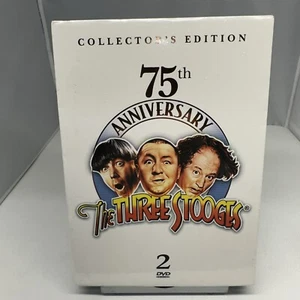 The Three Stooges 75th Anniversary Edition (DVD, 2002, 2-Disc Set, Two-Disc Set) - Picture 1 of 2