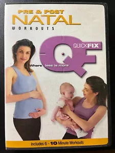 Quick Fix - Pre and Post Natal Workouts (DVD, 2009) GAIAM Includes 6 Workouts - Imagen 1 de 2