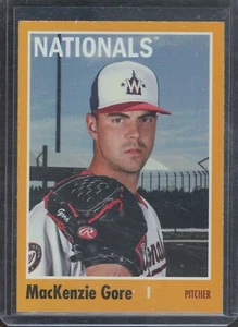 2024 Topps Archives MACKENZIE GORE #166 Orange Foilboard/15 Nationals SSP - Imagen 1 de 2