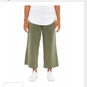 Motherhood Maternity Pants Under Belly Wide Leg Lounge Pants Green Size Small - Picture 1 of 4