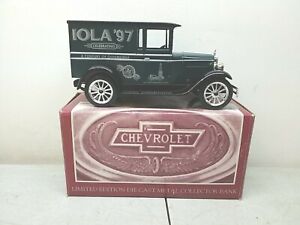1928 Chevrolet National AB Panel Delivery Truck Coin Bank VTG 1997 Iola Car Show
