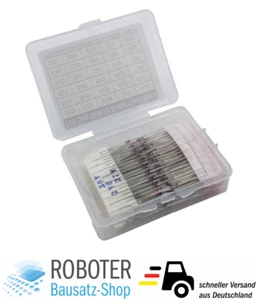 Zener Diode Sortiment 300 Stück 30 Werte 0.5W 2V0-39V - Bild 1 von 3