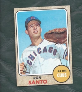 Tarjeta de béisbol 1968 Topps #235 Ron Santo Chicago Cubs excelente - Imagen 1 de 2