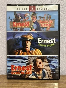 Ernest Goes to Camp/Ernest Scared Stupid/Ernest Goes to Jail (DVD, 2011, 2-Disc - Imagen 1 de 2