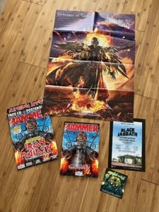 METAL HAMMER August 2014 Iron Maiden Judas Priest Free CD + Poster Babymetal - Foto 1 di 2