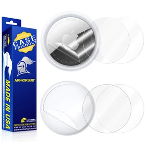 (8-pack) Apple Airtags Armorsuit Screen Protector Front and Back Clear or Matte - Picture 1 of 11