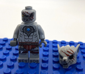 Retired CMF LEGO LEGENDS OF CHIMA WINZAR  Wolf 70004 2013 Mini Figure w/ Mask
