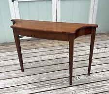 Davis Cabinet Company Solid Mahogany Inlay Hepplewhite Style Console Table