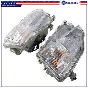 For 2010-2015 Toyota Prius Pair LED DRL Fog Lights Turn Signal Lamp Left & Right - Picture 1 of 13