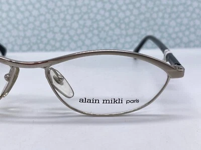 Eyeglasses Frames Woman Silver Narrow Metal Vintage 2131 8126 Medium - L - Image 1 of 4