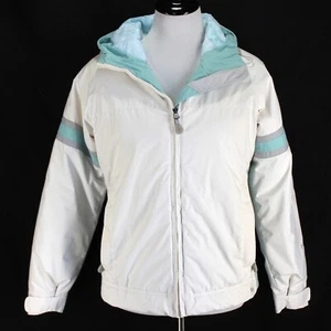 Columbia XCO Storm Dry Mantel Damen Gr. S weiß Reißverschluss vorne Kapuze wasserdichte Jacke - Bild 1 von 7