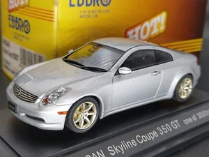 EBBRO 43485 1:43 SCALE 2003 NISSAN SKYLINE COUPE 350GT DIE CAST MODEL CAR SILVER - Picture 1 of 8