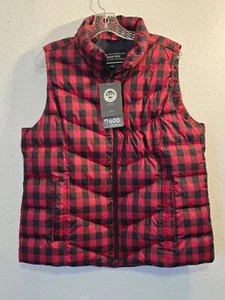 NWT Lands' End Puffer Vest Kids Youth Boy's large 14-16 New Allied Down 600 Fil - Picture 1 of 8