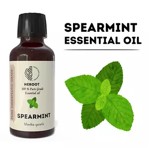 Spearmint Essential Oil Natural Freshener, Digestive Support, Invigorating Aroma - Picture 1 of 7