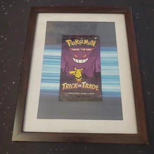 Pokemon Framed TCG trick or trade booster pack wrapping nintendo (no cards) - Picture 1 of 1