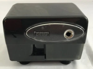 Panasonic Electric Pencil Sharpener KP-310 with Auto-Stop Tested Working Black - Picture 1 of 4