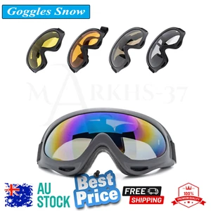 Ski Goggles Snow Snowboard Glasses Anti-Fog Eyewear Windproof For Youth & Adults - Picture 1 of 17