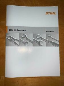 Hl 0* Gearbox Stihl Service Workshop Repair Manual