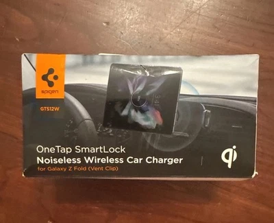 Cargador de coche inalámbrico silencioso Spigen OneTap SmartLock para Samsung Galaxy Z plegable Foto 1 de 4