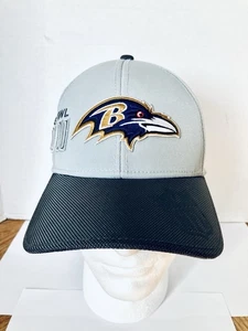 New Era Baltimore Ravens Super Bowl XLVII Men’s S/M Gray Fitted Hat Read - Picture 1 of 10