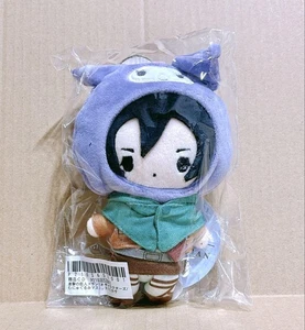 Attack on Titan x Sanrio Mascot Mikasa x Kuromi ver. Munyugurumi Plush Keychain - Picture 1 of 2