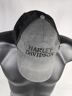 Gorra de Béisbol Harley Davidson Gris Motocicleta Ajustable Acero Ciudad Pa Calavera Foto 1 de 4