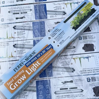 Ferry - Kit de luz de crecimiento inicial de hierbas esquejes de semillas Morse se adapta a bandeja de 10”x20”/WH3 Foto 1 de 4
