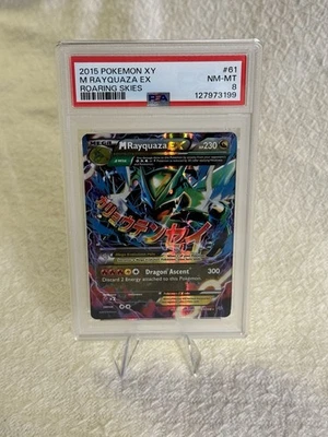 Pokemon Roaring Skies M Rayquaza EX #61 PSA 8 Fresh Cert - Image 1 of 2