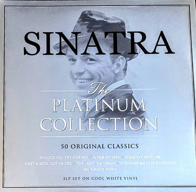 FRANK SINATRA  THE PLATINUM COLLECTION - COOL WHITE VINYL  3-LP SET "NEW, SEALED - Image 1 of 2
