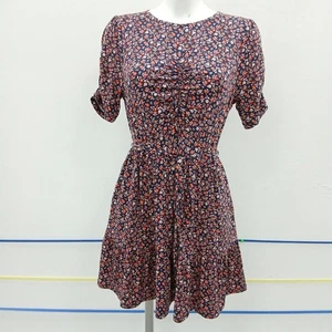 Boden Tea Dress Women Size UK 14 Multi Floral New Short RMF - Picture 1 of 7
