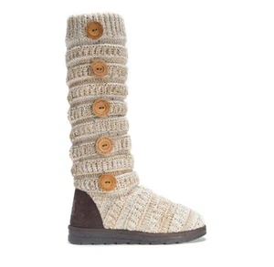 MUK LUKS Mujer Miranda Botas Tejidas Tostadas Mujer Talla 10 - Imagen 1 de 7