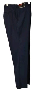JF J. Ferrar Dress Pants Men's 34x30 Slim Fit Blue Flat Front Stretch Pockets - Picture 1 of 15