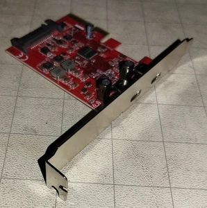 StarTech USB 3.2 USB-C PCIe Gen3 x4 Karte - Gebraucht Top - Nur Karte! PEXUSB312C3 - Bild 1 von 4