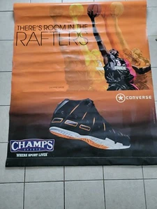 Dwayne Wade Banner 48 x 60 champs sports ~ very rare! 2006 converse miami heat - Picture 1 of 8