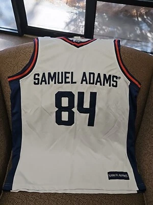 Camiseta deportiva de baloncesto Samuel Adams para hombre promoción cerveza - talla L Foto 1 de 4