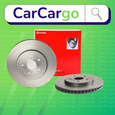 Par de discos de freno delanteros ventilados Brembo para Lexus RX 330 2003-2006 319 mm Foto 1 de 4