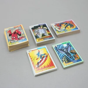 Juego completo de 2 cartas coleccionables Impel Marvel Universe Series 1991 1-162 sin hologramas - Imagen 1 de 12