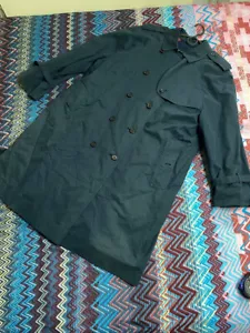Burberry's Vintage Trench Coat Navy Faded - Picture 1 of 19
