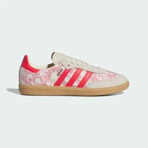 Adidas Originals Samba OG × Liberty London JR8841 Cloud White / Better Scarlet - Bild 1 von 12