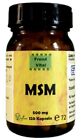 MSM 500mg purer, organischer Schwefel, vegan 120 Kapseln Methylsulfonylmethan