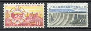 37076) Czechoslovakia 1959 MNH Trade Union 2v - Bild 1 von 1