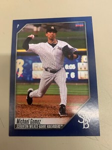 2022 Michael Gomez Scranton Wilkes Barre Rail Riders Team Card