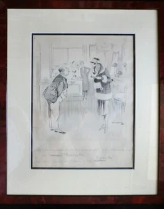 Original William Leigh Ridgewell Punch Cartoon (c1920) signierte Comic-Zeichnung, F/G - Bild 1 von 5