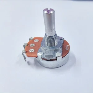 4 Stück 24 mm Durchmesser B50K 20 mm Runde Welle Potentiometer/Widerstand für Zum Selbermachen Verstärker-Kit - Bild 1 von 4