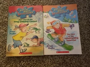 A Jigsaw Jones Mystery Set Of 2 Books by James Preller Paperback #27 #29 - Picture 1 of 7