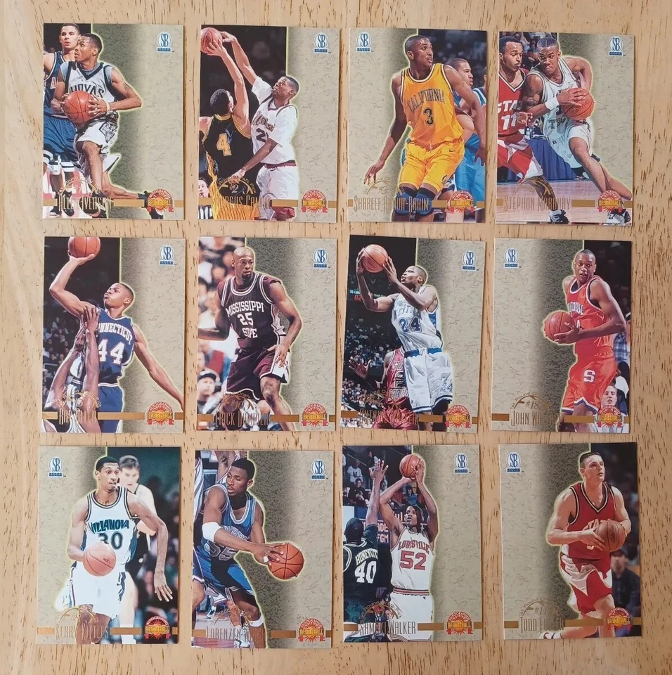 1996-97 SCOREBOARD BASKETBALL COMPLETE 50 CARD SET NBA KOBE BRYANT - Image 1 of 4
